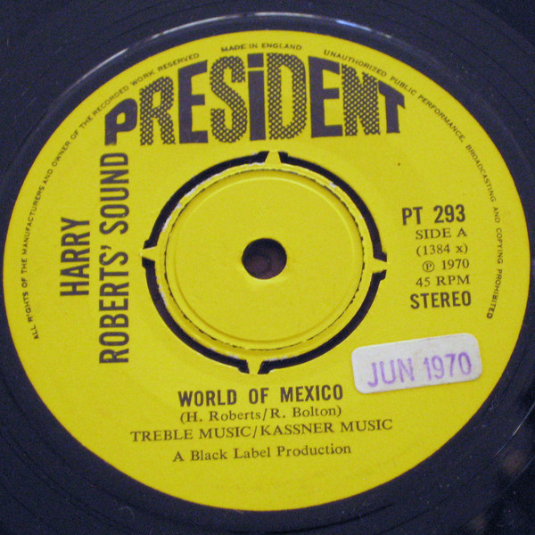 Cover Harry Roberts' Sound* - World Of Mexico (7) Schallplatten Ankauf
