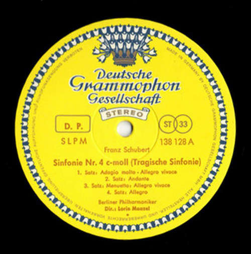 Cover Franz Schubert - Lorin Maazel, Berliner Philharmonic Orchestra* - Sinfonien Nr.4 C-Moll (Tragische) Und Sinfonie Nr.8 H-Moll (Unvollendete) (LP, Album, RP) Schallplatten Ankauf