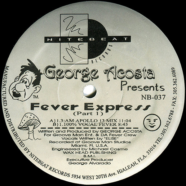 Cover George Acosta - Fever Express (Part 1) (12) Schallplatten Ankauf