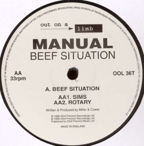 Cover Manual (2) - Beef Situation (12) Schallplatten Ankauf