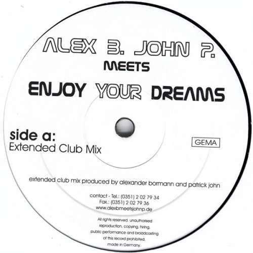 Cover Alex B. Meets John P. - Enjoy Your Dreams (12) Schallplatten Ankauf