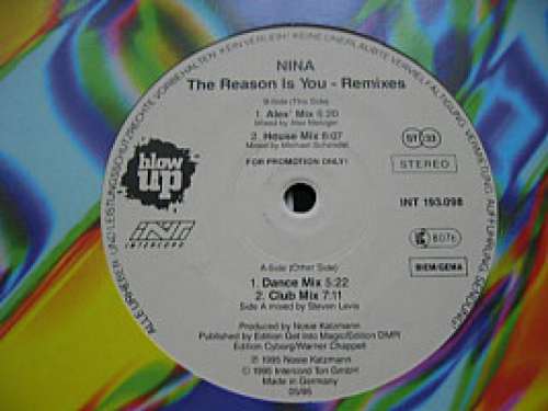 Cover The Reason Is You - Remixes Schallplatten Ankauf