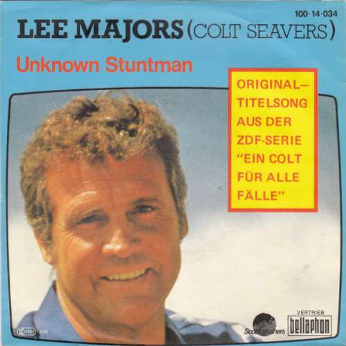 Cover Lee Majors (2) - Unknown Stuntman (7, Single) Schallplatten Ankauf