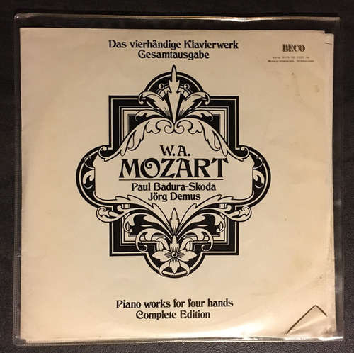 Cover Mozart*, Paul Badura-Skoda, Jörg Demus - Piano Works For Four Hands - Complete Edition (4xLP, Album + Box) Schallplatten Ankauf