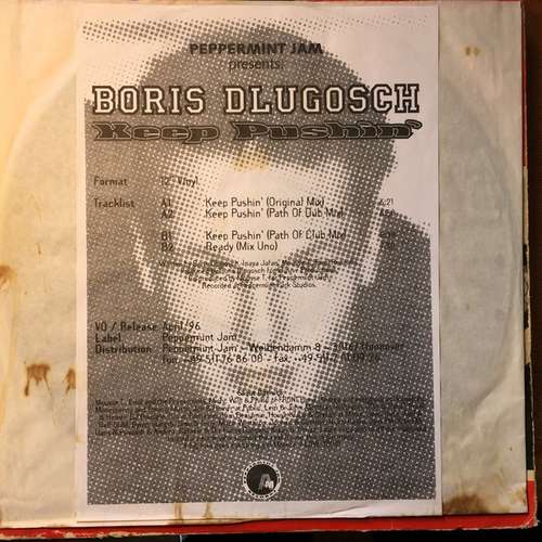 Cover Boris Dlugosch - Keep Pushin' (12, Promo, W/Lbl) Schallplatten Ankauf