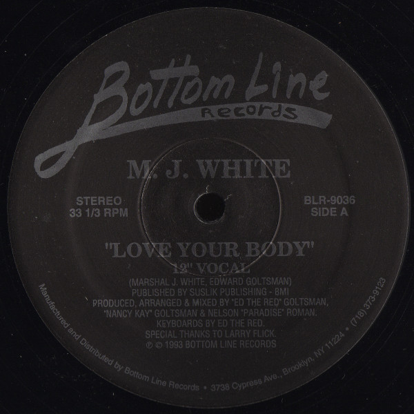 Cover M.J. White* - Love Your Body (12) Schallplatten Ankauf