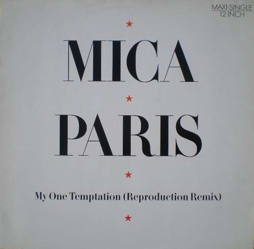 Cover Mica Paris - My One Temptation (Reproduction Remix) (12, Maxi) Schallplatten Ankauf