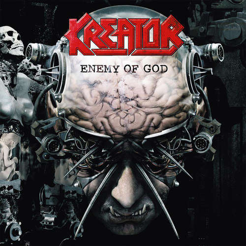 Cover Kreator - Enemy Of God (2xLP, Album, Red + CD, Album, Enh + RE) Schallplatten Ankauf