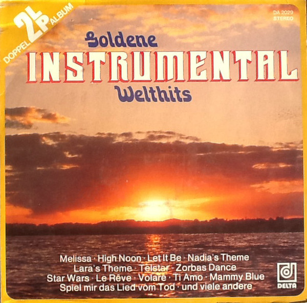 Cover Orchester Bruno Bertone - Goldene Instrumental Welthits (2xLP, Album) Schallplatten Ankauf