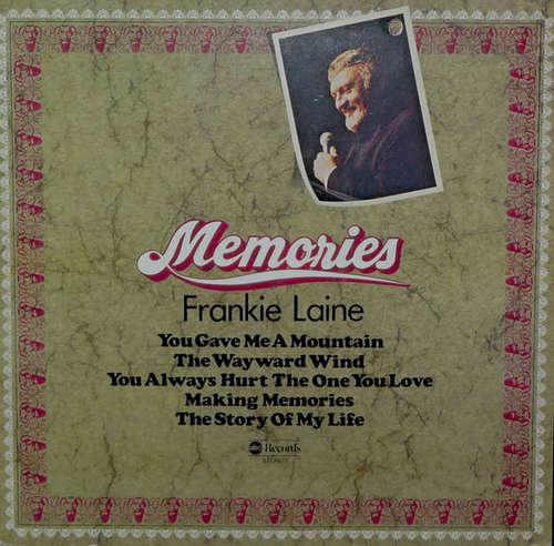 Cover Frankie Laine - Memories (LP, Comp) Schallplatten Ankauf