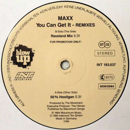 Cover You Can Get It (Remixes) Schallplatten Ankauf