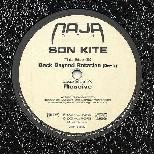 Cover Son Kite - Receive / Back Beyond Rotation (Remix) (12) Schallplatten Ankauf