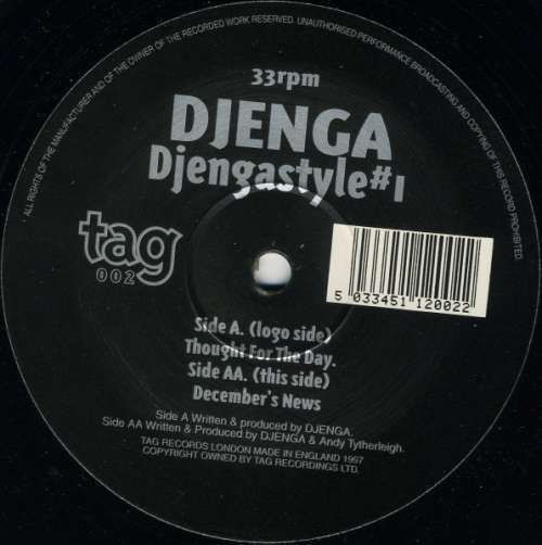 Cover Djenga - Djengastyle#1 (12) Schallplatten Ankauf