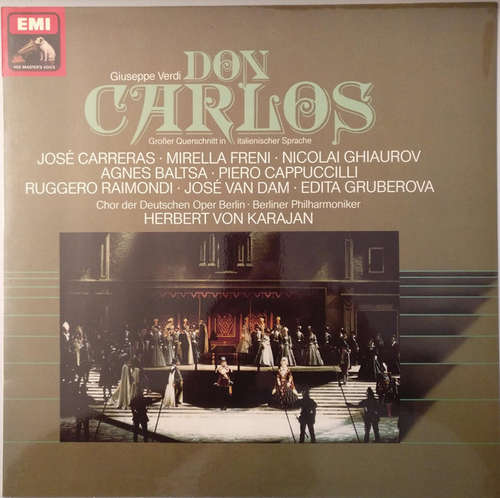 Cover Giuseppe Verdi - Don Carlos Großer Querschnitt In Italienischer Sprache (LP, Album) Schallplatten Ankauf
