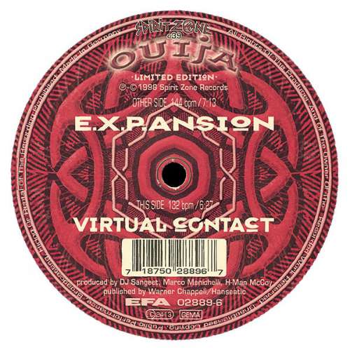 Cover Ouija - E.X.P.Ansion / Virtual Contact (12, Ltd) Schallplatten Ankauf
