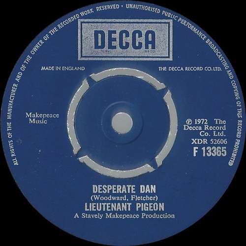 Cover Lieutenant Pigeon - Desperate Dan (7, Single) Schallplatten Ankauf