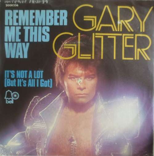 Cover Gary Glitter - Remember Me This Way (7, Single) Schallplatten Ankauf