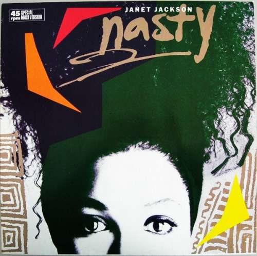 Cover Janet Jackson - Nasty (12, Maxi) Schallplatten Ankauf