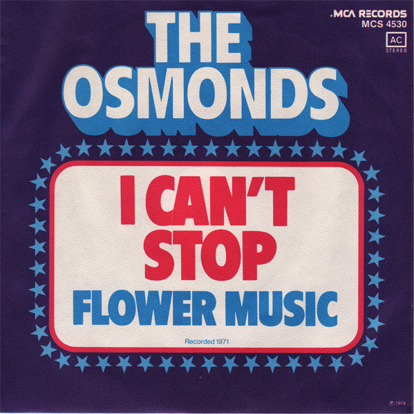 Cover The Osmonds - I Can't Stop (7, Single) Schallplatten Ankauf