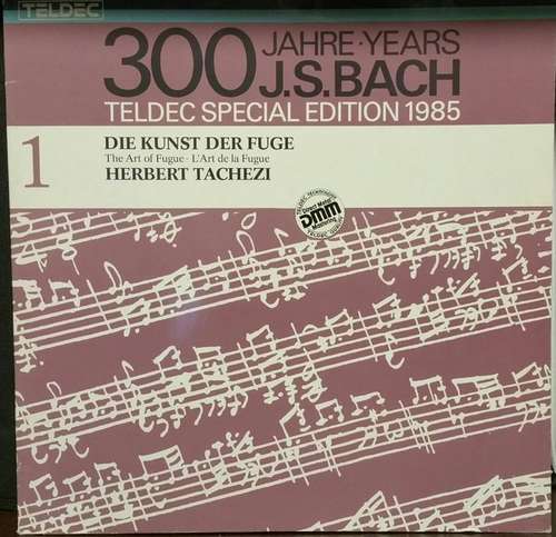 Cover J.S. Bach* - Herbert Tachezi - Die Kunst Der Fuge (2xLP, RE) Schallplatten Ankauf