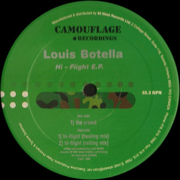 Cover Louis Botella - Hi-Flight E.P. (12, EP) Schallplatten Ankauf