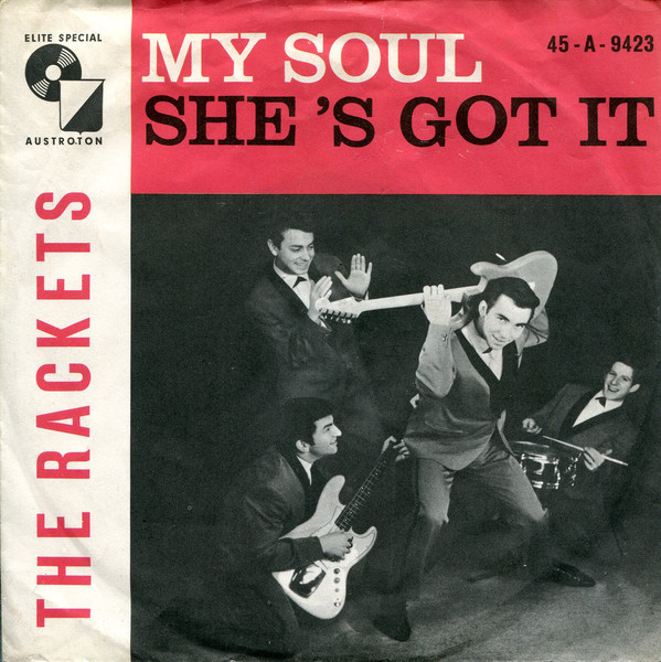 Cover The Rackets* - My Soul / She's Got It (7, Single) Schallplatten Ankauf