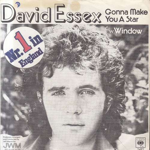 Cover David Essex - Gonna Make You A Star / Window (7, Single) Schallplatten Ankauf