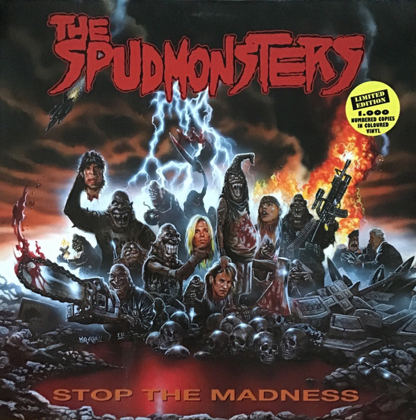 Cover The Spudmonsters - Stop The Madness (LP, Album, Ltd, Red) Schallplatten Ankauf