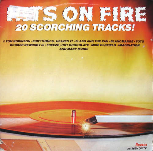 Cover Various - Hits On Fire - 20 Scorching Tracks! (LP, Comp) Schallplatten Ankauf