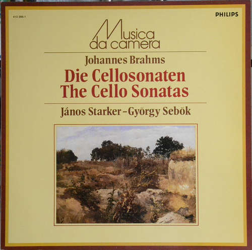 Cover Johannes Brahms - Die Cellosonaten - The Cello Sonatas (LP) Schallplatten Ankauf