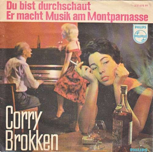 Cover Corry Brokken - Er Macht Musik Am Montparnasse / Du Bist Durchschaut (7, Single) Schallplatten Ankauf