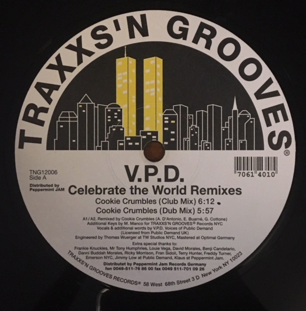 Cover V.P.D. - Celebrate The World (Remixes) (12) Schallplatten Ankauf