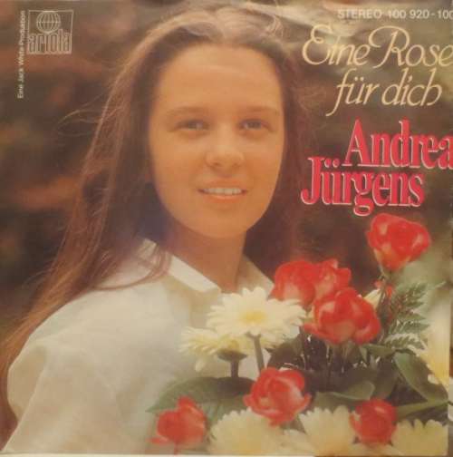 Cover Andrea Jürgens - Eine Rose Für Dich (7, Single) Schallplatten Ankauf