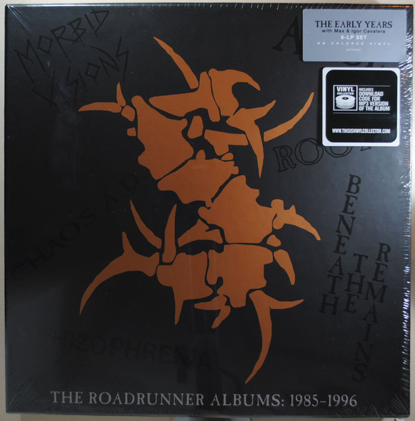 Cover Sepultura - The Roadrunner Albums: 1985-1996 (Box, Comp + LP, Album, RE, Red + LP, Album, RE, Ma) Schallplatten Ankauf