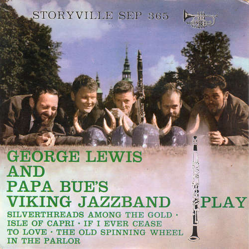 Cover George Lewis (2) And Papa Bue's Viking Jazzband* - George Lewis And Papa Bue's Viking Jazzband (7, EP) Schallplatten Ankauf