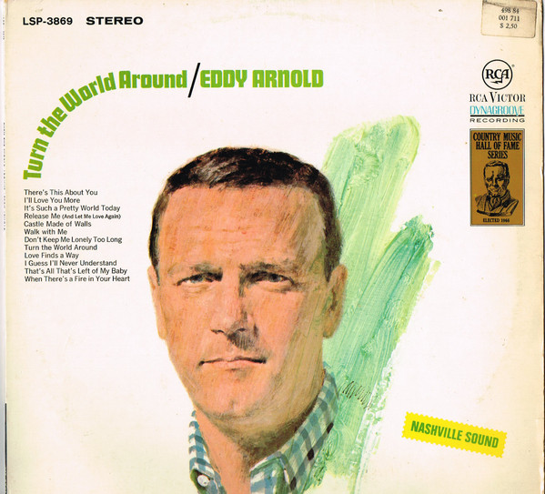 Cover Eddy Arnold - Turn The World Around (LP, Album) Schallplatten Ankauf