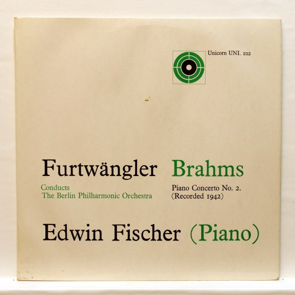 Cover Brahms*, Edwin Fischer, Furtwängler* - Piano Concerto No. 2 In B Flat, Op. 83 (LP, Mono) Schallplatten Ankauf