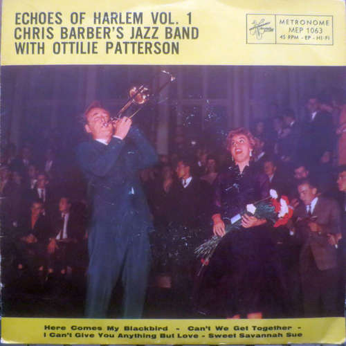 Cover Chris Barber's Jazz Band With Ottilie Patterson - Echoes Of Harlem Vol. 1 (7, EP) Schallplatten Ankauf