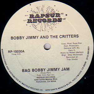 Cover Bobby Jimmy And The Critters - Bag Bobby Jimmy Jam (12) Schallplatten Ankauf