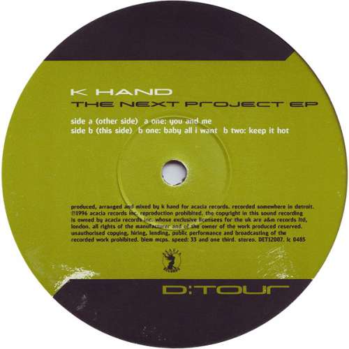 Cover K Hand* - The Next Project EP (12, EP) Schallplatten Ankauf