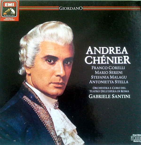 Cover Giordano*, Corelli*, Sereni*, Malagù*, Stella*, G. Santini* - Andrea Chénier (2xLP, RE, DMM + Box) Schallplatten Ankauf