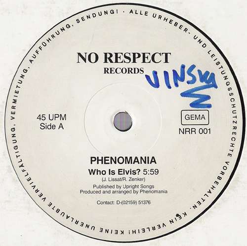 Cover Phenomania - Who Is Elvis? (12) Schallplatten Ankauf