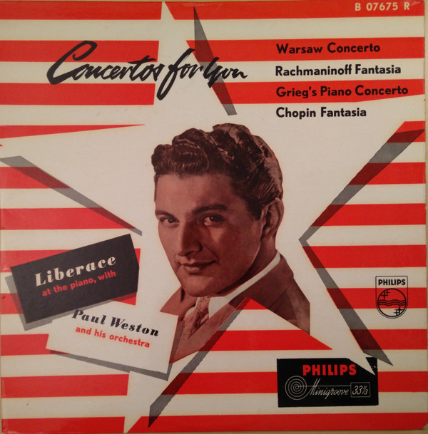 Cover Liberace With Paul Weston And His Orchestra - Concertos For You (10) Schallplatten Ankauf
