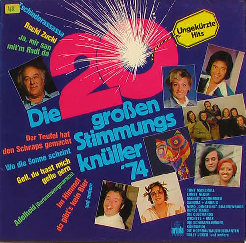 Cover Various - Die 20 Grossen Stimmungsknüller '74 (LP, Comp) Schallplatten Ankauf