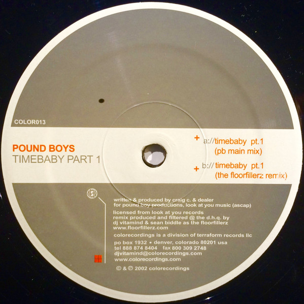 Cover Pound Boys - Timebaby (Part 1) (12) Schallplatten Ankauf