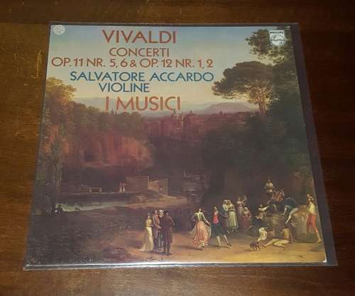 Cover Antonio Vivaldi, I Musici, Salvatore Accardo - Concerti op.11 Nr. 5, 6 & op.12 Nr. 1,2 (LP, Album) Schallplatten Ankauf