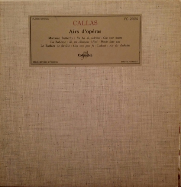 Cover Callas* - Airs D'Opéras (10, Mono) Schallplatten Ankauf