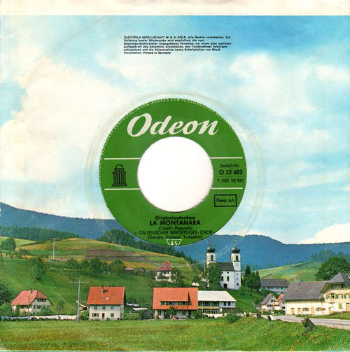 Cover Italienischer Bergsteiger Chor* - La Montanara / Monte Canino (7) Schallplatten Ankauf