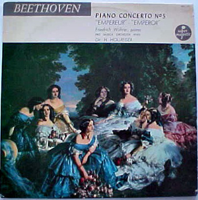 Cover Beethoven*, Friedrich Wührer Piano Vienna Pro Musica Orchestra, Heinrich Hollreiser - Piano Concerto No. 5 (LP, Album, Mono) Schallplatten Ankauf