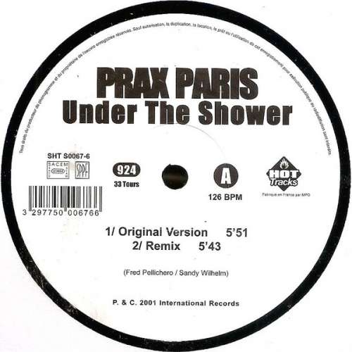 Bild Prax Paris - Under The Shower (12, Maxi) Schallplatten Ankauf
